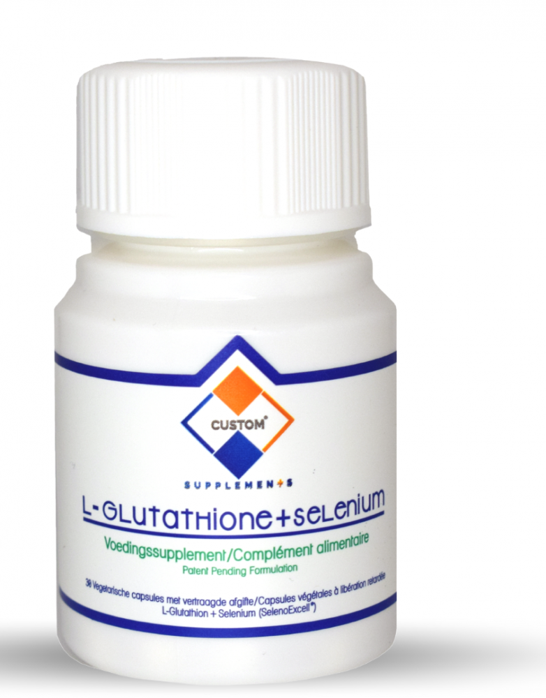 Custom Supplements® Glutathione+Selenium Enterische Capsule