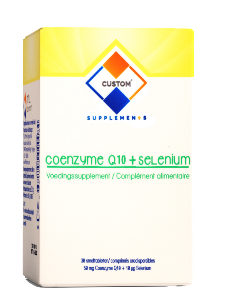 Custom Supplements® Coenzym Q10+ Selenium Smelttabletten