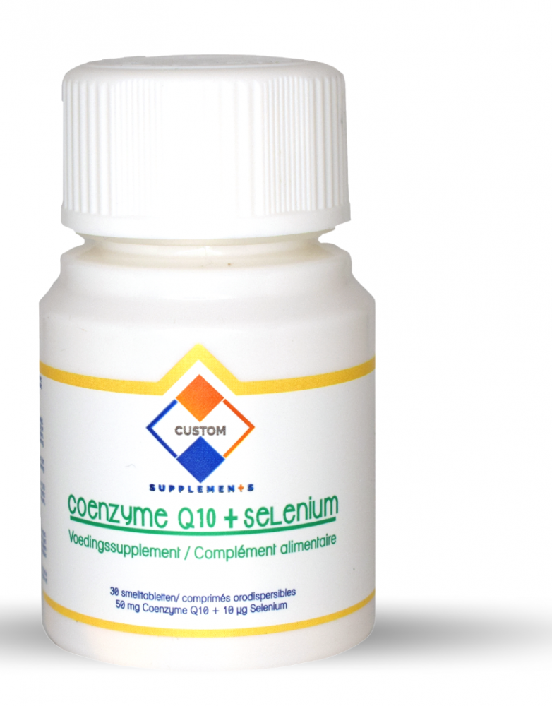 Custom Supplements® Coenzym Q10+ Selenium Smelttabletten