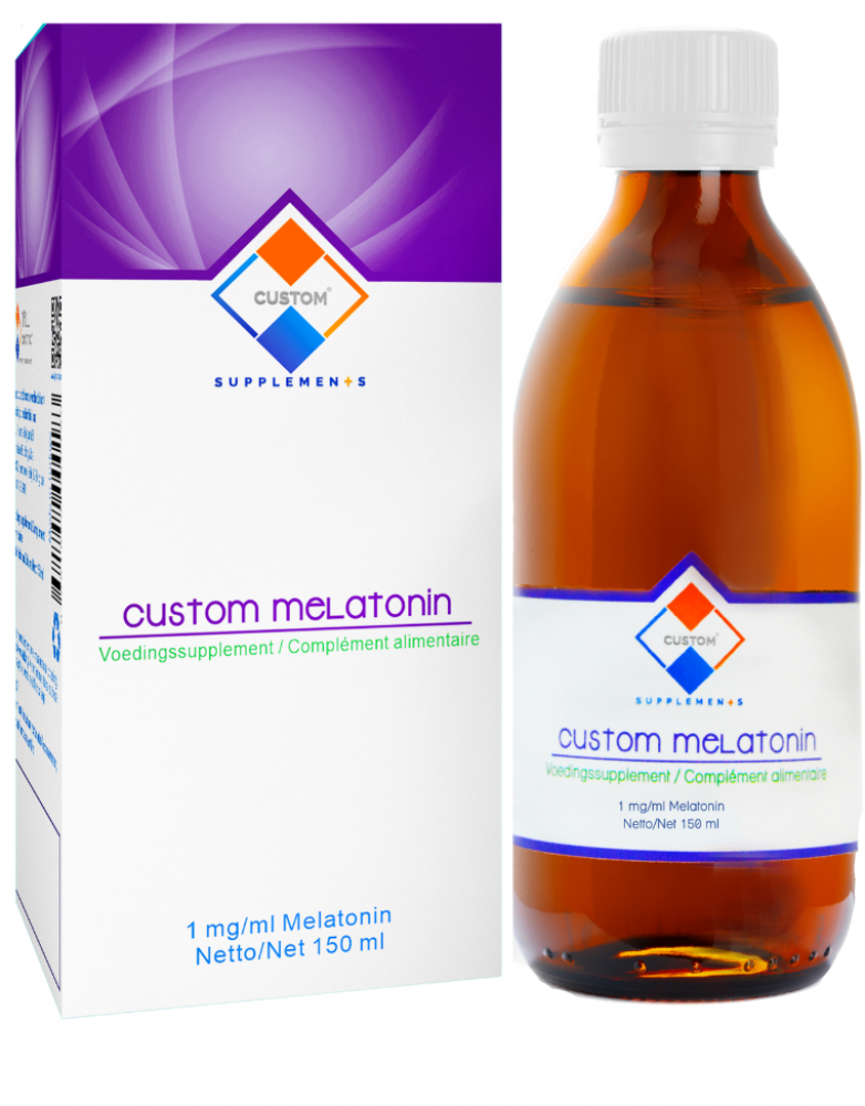 Custom Supplements® 1 mg/ 1 ml Melatonin Vloeibare Oplossing